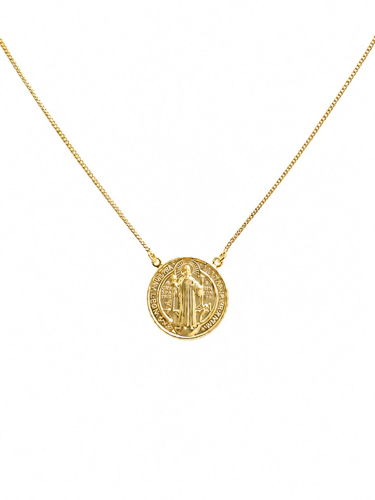 [092] Colar de São Bento Dourado